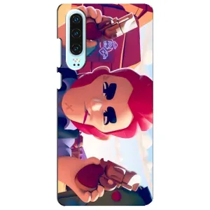 Чехол для Huawei P30 Бравл Старс (VPrint) (Кольт)