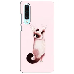Чохол на Хуавей P30 з Котиками (VPrint) (Котик падає)