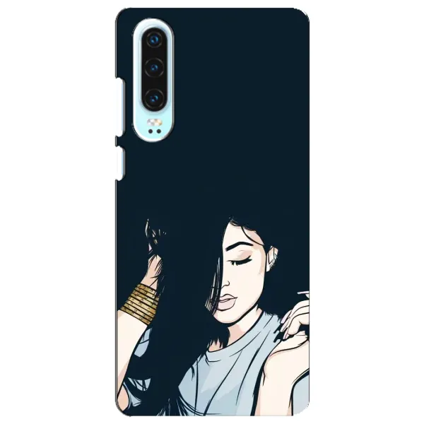 Чохол з принтом «Гарна дівчина» для Huawei P30