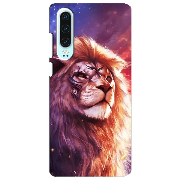 Чохол з принтом «Красочний Лев» для Huawei P30