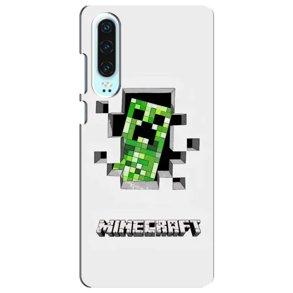 Чехол с принтом «крипер Майнкрафт» для Huawei P30