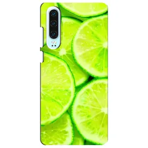 Чохли з фруктами для Huawei P30 (VPrint) (Лайм)