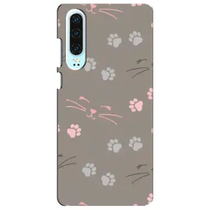 Чохол з малюнком кіт на Huawei P30 (Лапи і вуса)