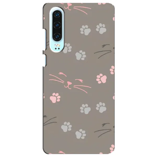 Чохол з принтом «Лапи і вуса» для Huawei P30