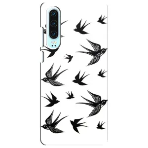 Чохол з пташками на Huawei P30 (VPrint) (Ластівки)