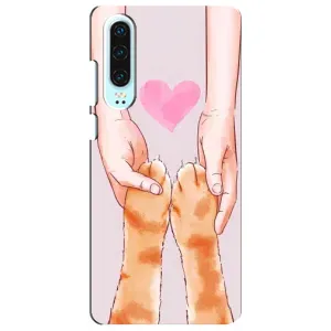Чохол на Хуавей P30 з Котиками (VPrint) (Любовь до котиків)