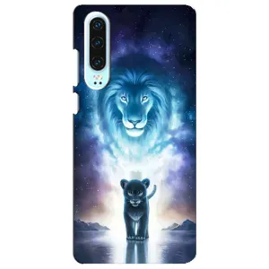 Чохол з картинкою ЛЕВ для Huawei P30 (VPrint) (Маленький лев)