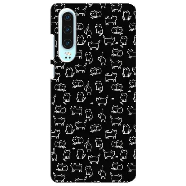 Чохол з принтом «Маленькі котики» для Huawei P30