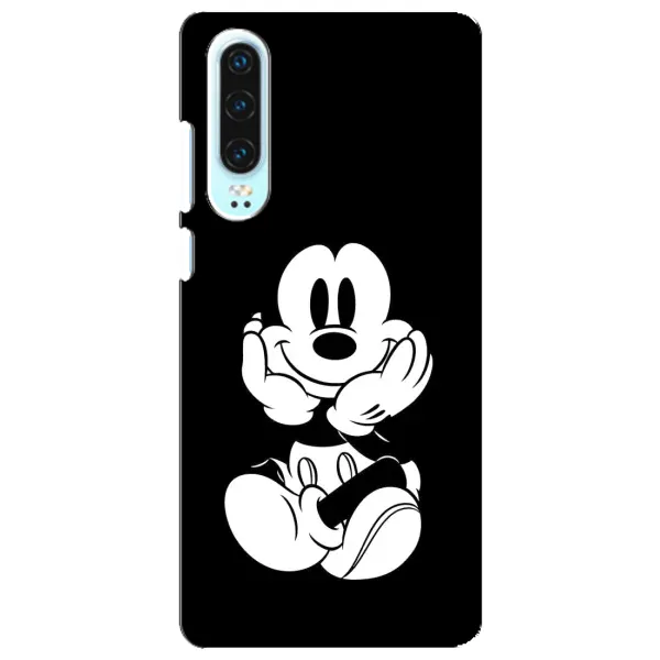 Чохол з принтом «Маус на чорному» для Huawei P30