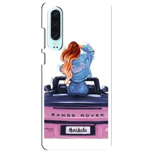 Чохол з друком для Huawei P30 - (Мода) (AlphaPrint) (На машині)