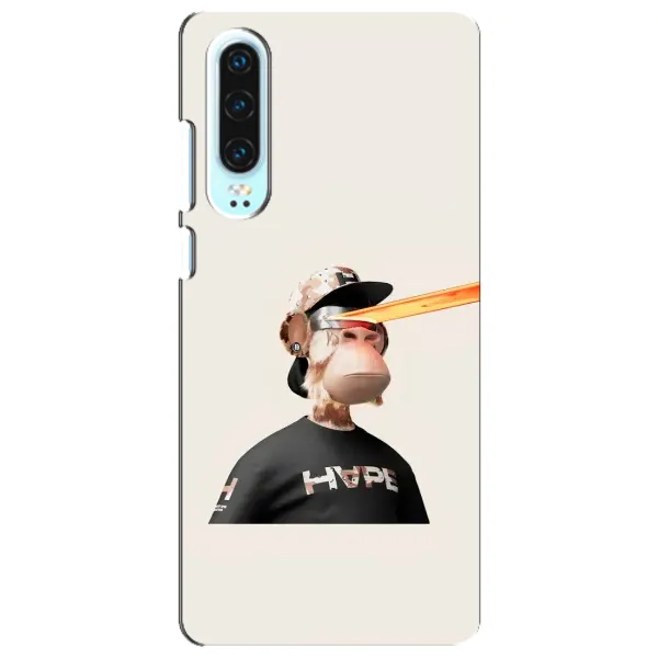 Чехол с принтом «обезьяна NFT в очках» для Huawei P30