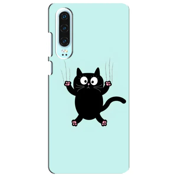 Чохол з принтом «Падаючий кіт» для Huawei P30