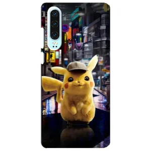 Чохли з крутими принтами для Huawei P30 - (PREMIUMPrint) (Пикачу)