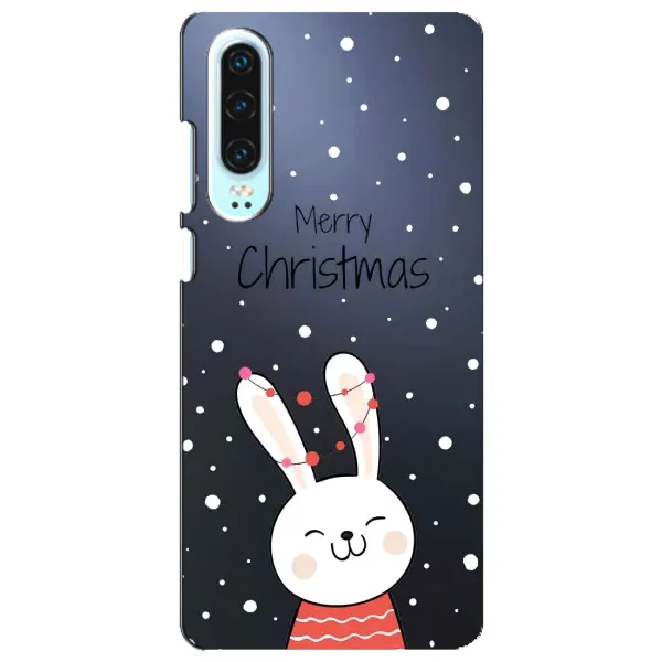 Чехол с принтом «Рождественский заяц» для Huawei P30