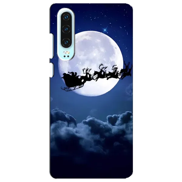Чехол с принтом «Санта - луна» для Huawei P30