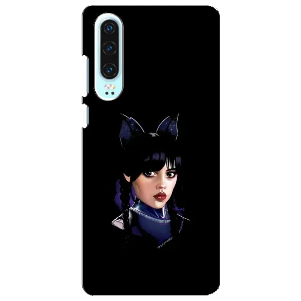 Чехол с принтом «серьезная Уэнздей» для Huawei P30