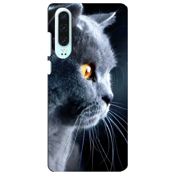 Чехол с принтом «Серый Кот» для Huawei P30