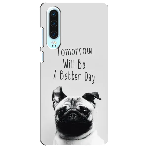 Чехол с принтом «Смешной Мопс» для Huawei P30
