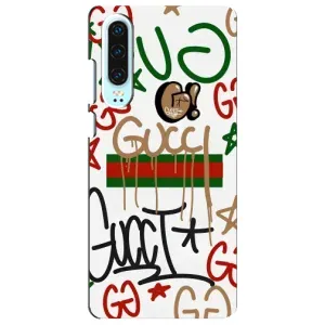 Бренднові Чохли для Huawei P30 - (PREMIUMPrint) (Стиль GUUCI)