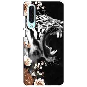 Чохли з картинкою животних Huawei P30 (Стильний ТИГР)