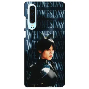 Чохли Венсдей на Huawei P30 Уенсдей (AlphaPrint) (Венздей кішка)