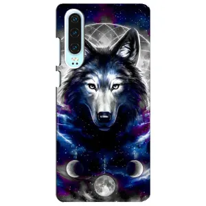 Захисні чохли для Хуавей P30 (AlphaPrint) (ХІТ продаж) ВОВК (Вовк)