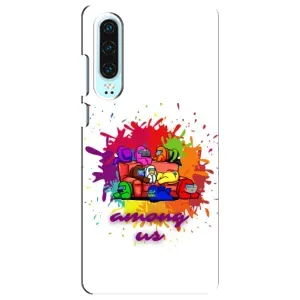 Чохли Амонг Ас для Huawei P30 (AlphaPrint) (Яскравий АмонгАс)