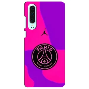 Чохли PSG для Huawei P30 (AlphaPrint) (яскравий ПСЖ)