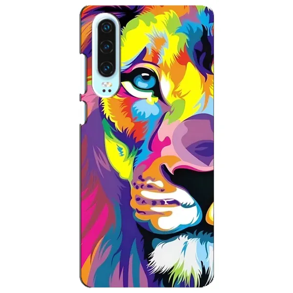 Чохол з принтом «Яскравий Лев» для Huawei P30