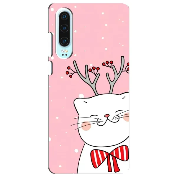 Чехол с принтом «Зимний кот» для Huawei P30