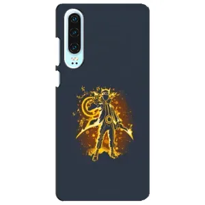Naruto Anime Чохли для Хуавей P30 (AlphaPrint) (золотий Наруто)