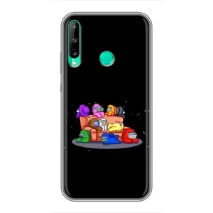 Чехол Амонг Ас для Huawei P40 Lite e (AlphaPrint) (Амонг-ас)