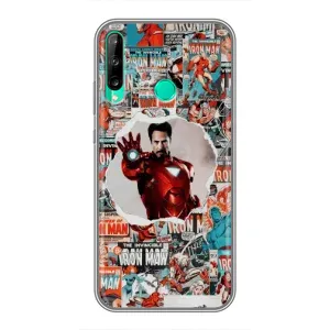 Чехлы с героями Марвел Huawei P40 Lite e (VPrint) (Айронмен)