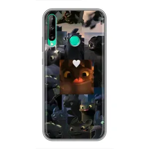 Чехол с принтом «Дракон коллаж» для Huawei P40 Lite e