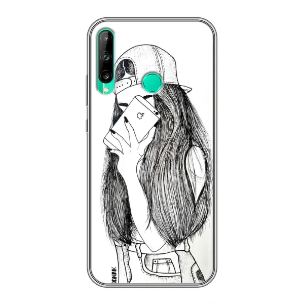Чохол з принтом «Фото дівчини» для Huawei P40 Lite e