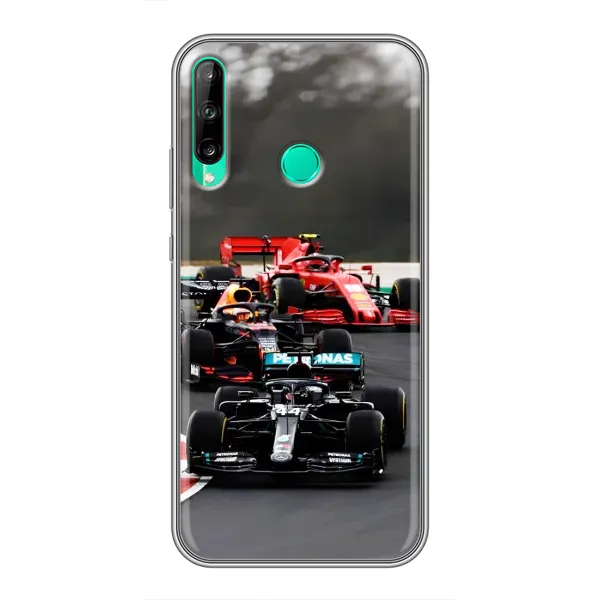 Чохол з принтом «Гонка Формула 1» для Huawei P40 Lite e