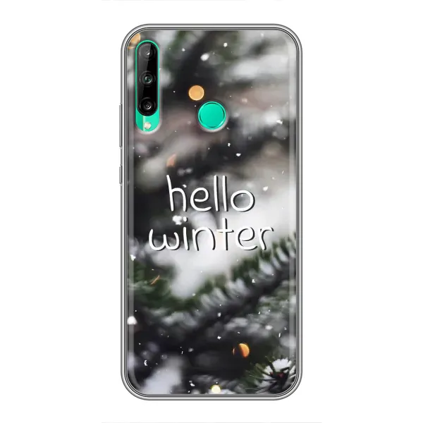 Чохол з принтом «Hello winter» для Huawei P40 Lite e Чохол з принтом «Hello winter» для Huawei P40 Lite e
