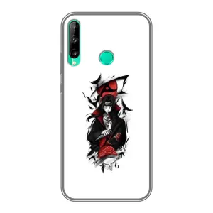 Чехлы на тему: Итачи Учиха для Huawei P40 Lite e (AlphaPrint) (Итачи с атрибутами)
