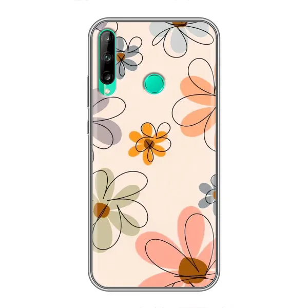 Чохол з принтом «Кольорові квіти» для Huawei P40 Lite e Чохол з принтом «Кольорові квіти» для Huawei P40 Lite e