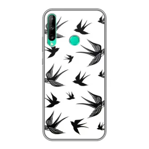 Чехол с птицами на Huawei P40 Lite e (VPrint) (Ласточки)