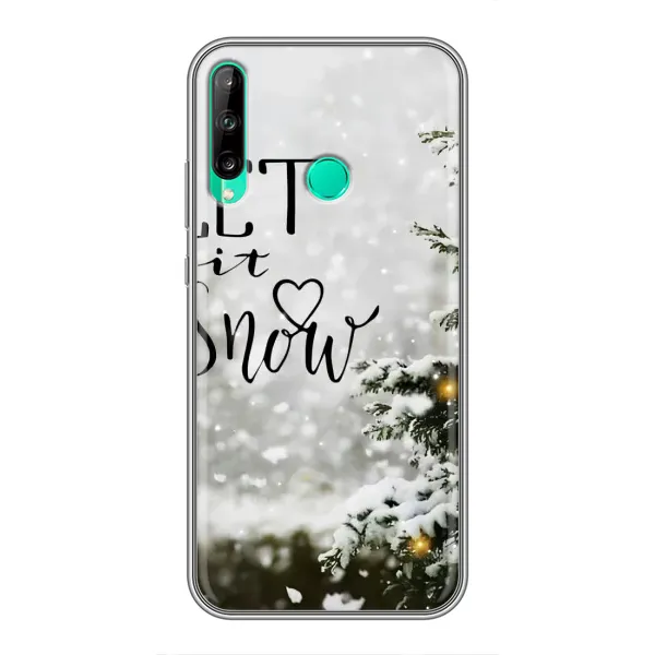 Чохол з принтом «Let it snow» для Huawei P40 Lite e Чохол з принтом «Let it snow» для Huawei P40 Lite e