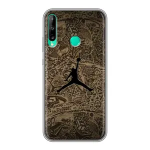 Чехлы для Huawei P40 Lite e - с картинкой JORDAN (AlphaPrint) (Logo Jordan)