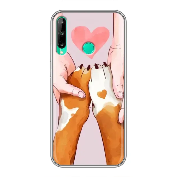 Чохол з принтом «Любовь до собак» для Huawei P40 Lite e