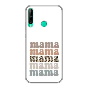 Чохли для мами на Huawei P40 Lite e (Текстовий колаж мама)