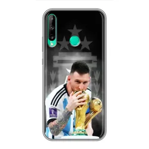 Чехлы для Huawei P40 Lite e (Leo чемпион) (AlphaPrint) (Месси Чемпион)