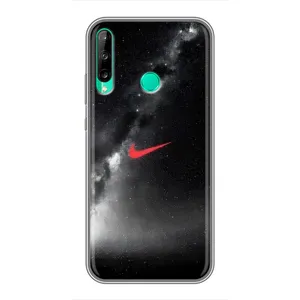 Чехол для Huawei P40 Lite e - с принтом Найк (AlphaPrint) (Найк красный)