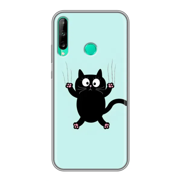 Чохол з принтом «Падаючий кіт» для Huawei P40 Lite e Чохол з принтом «Падаючий кіт» для Huawei P40 Lite e