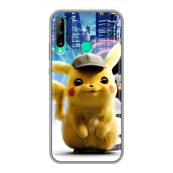 Чохол з принтом «Пікачу в місті» для Huawei P40 Lite e