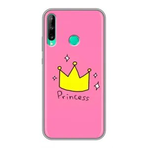 Чехол с картинкой (Стильные) для Хуавей P40 Лайт е - (AlphaPrint) (Princess)