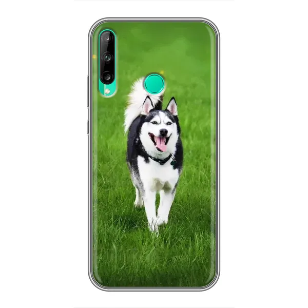 Чехол с принтом «Радостный Хаски» для Huawei P40 Lite e Чехол с принтом «Радостный Хаски» для Huawei P40 Lite e